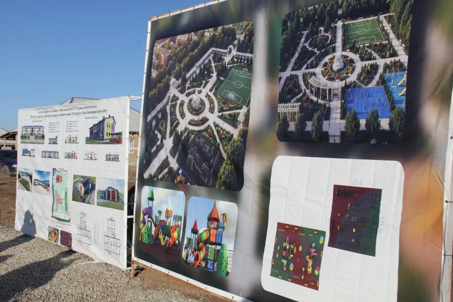 В Сокулукском районе по поручению Ташиева построят новую школу, детсад и парк