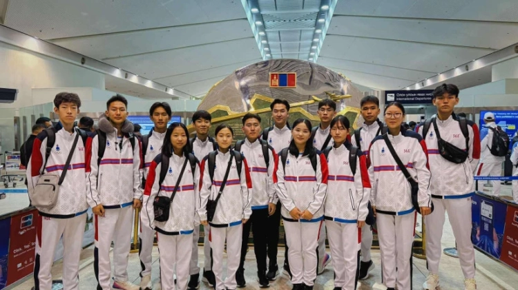 Сборная Монголии на III Азиатских юношеских играх в Манаме