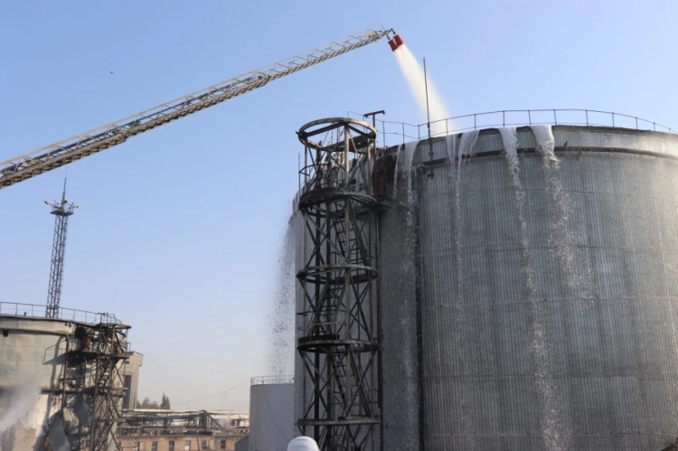 На ТЭЦ Бишкека провели учения по ликвидации утечки аммиака