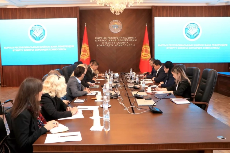 Председатель ЦИК КР встретился с главой Миссии наблюдения БДИПЧ ОБСЕ