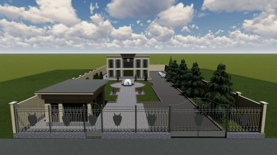 Новое здание прокуратуры Ноокатского района в эскизах показали в Минстрое КР