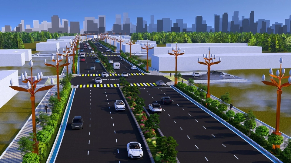 Главную улицу Оша реконструируют и украсят «бишкекскими» фонарями